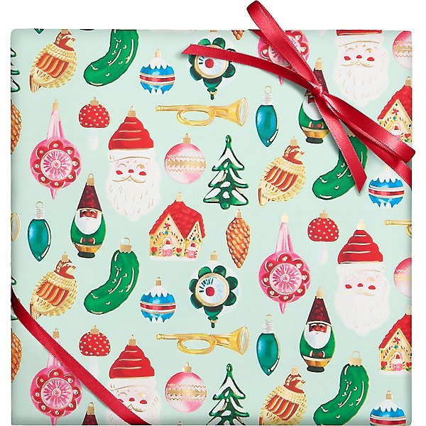 Paper Source Christmas Gift Wrap Accessory Set- Tags Tissues Gift Card  Envelopes