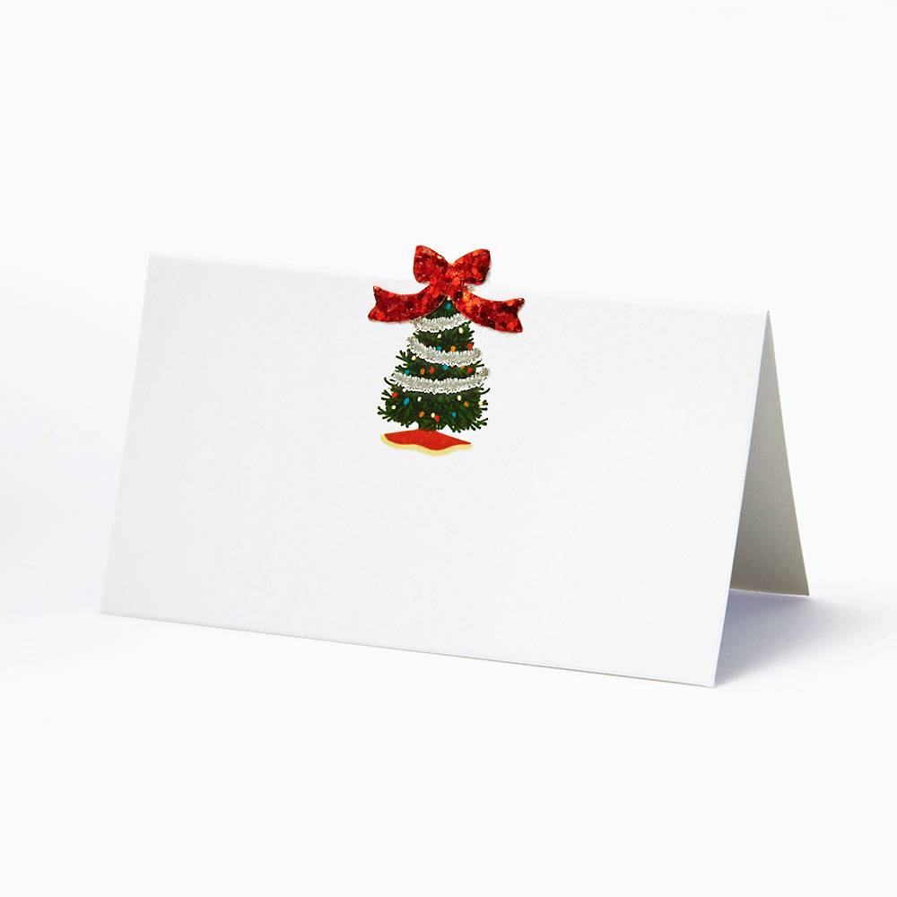 Tinsel Tree Place Cards
