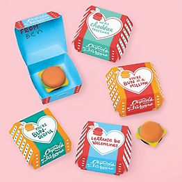 Cute Kids Valentine's Class Gifts (BULK) — White Confetti Box