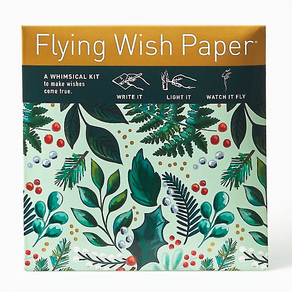 Flying Wish Paper Always In Our Hearts - Write it, Light it, Watch it Fly  - Perfect Little Gift Wish Paper - 5 x 5 - Whimsical Mini Kit