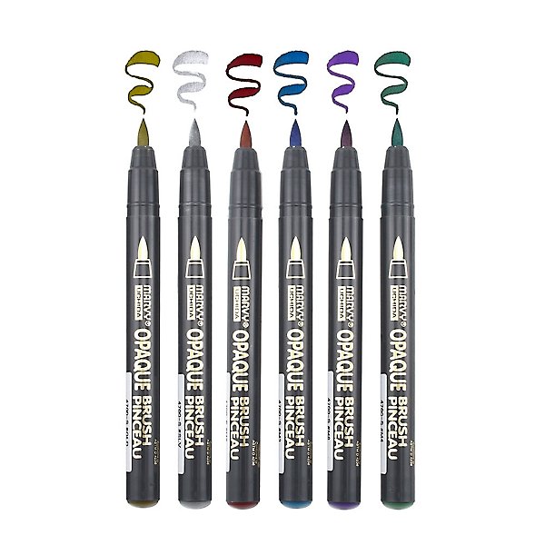 Opaque Metallic Brush Marker Opaque Metallic Brush Marker
