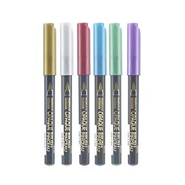 Zig Fudebiyori Brush Pen Set- Floral Colors