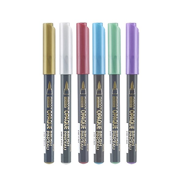 Opaque Metallic Brush Marker Opaque Metallic Brush Marker