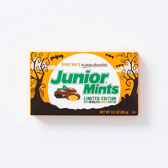 Junior Mints Halloween candy.