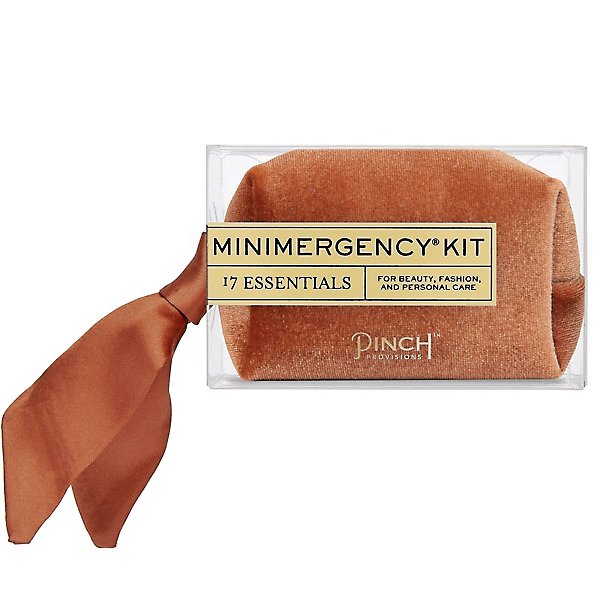 Pinch Provisions Velvet Minimergency Kit for Her, Includes 17 Emergency  Essentials, Compact, Multi-Functional Pouch, Gift for Women, Dusty Plum
