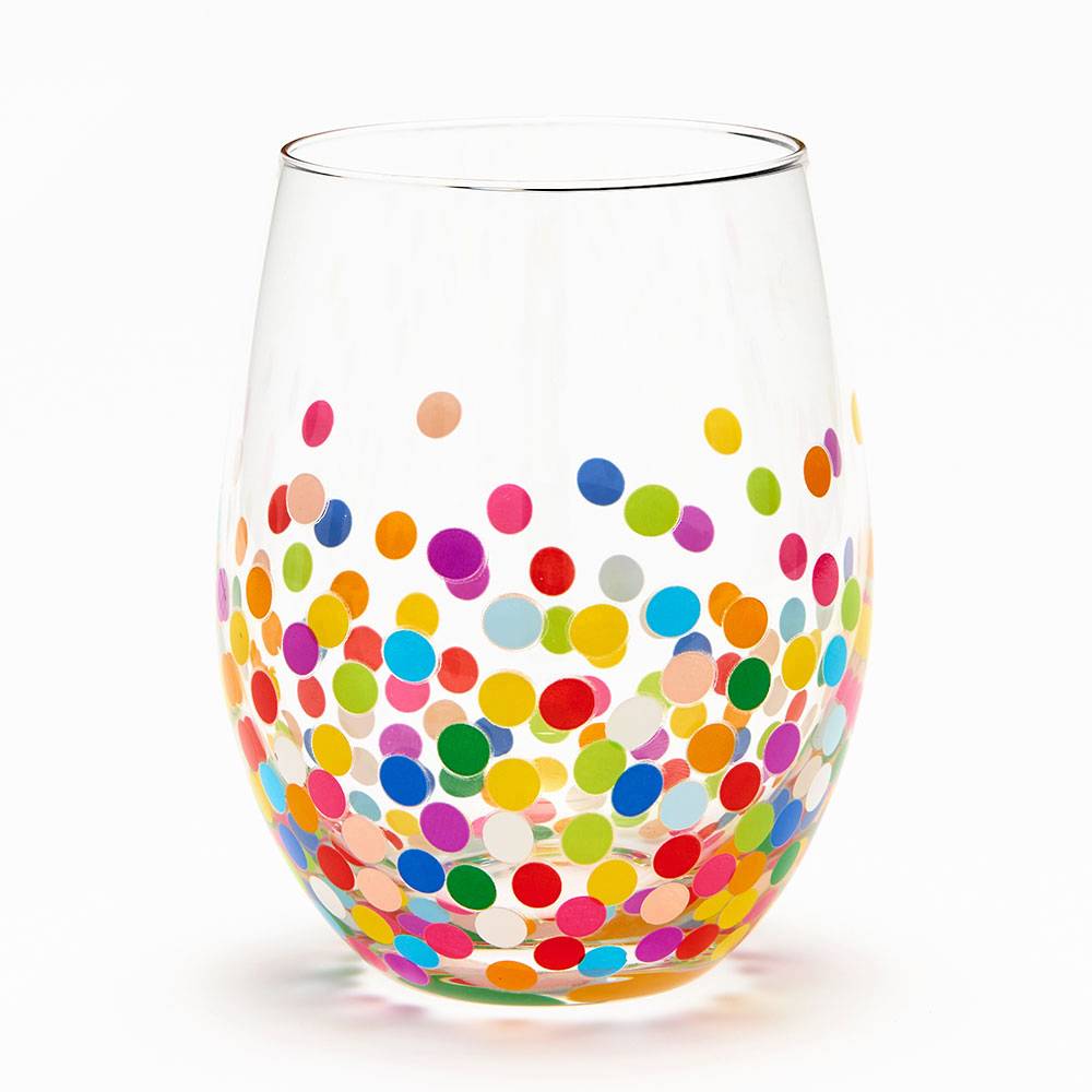 BE WINE - STEMLESS GLITTER WINE GLASS – DESJA DÉCOR