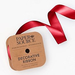 Red Double Face Satin Ribbon – GiftWrapXpress