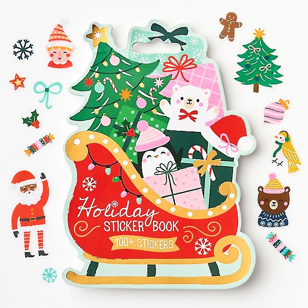 Little Birdie Christmas Vintage Sticker Book 1/Pkg-Magic Of Christmas -  8903236761443