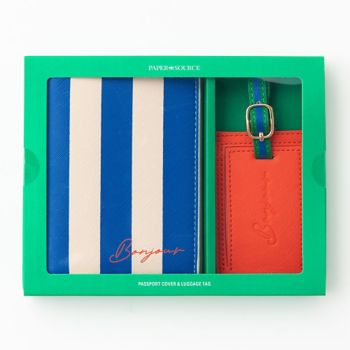 Bright Passport Cover Luggage Tag Set Paper Source