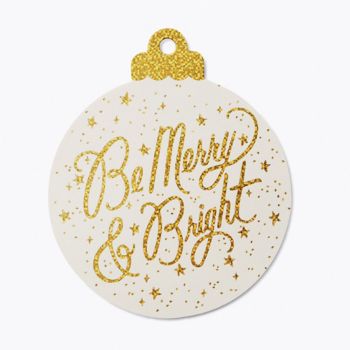 Rifle Paper Co. Merry & Bright Gift Tags | Paper Source