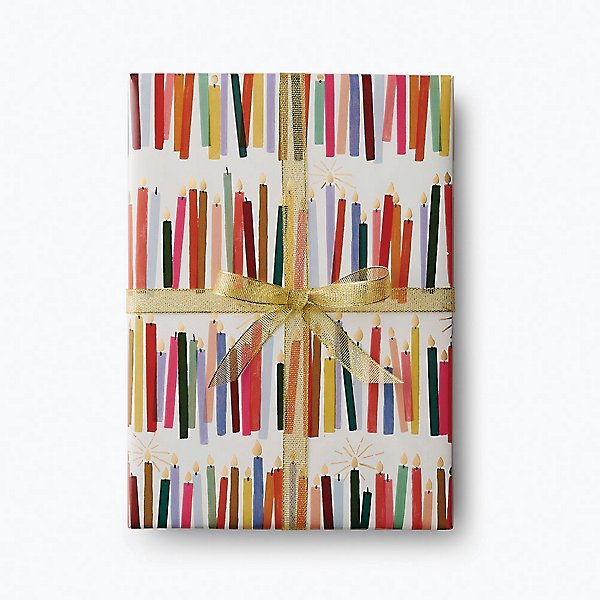 Rifle Paper Co. Birthday Candles Wrapping Paper