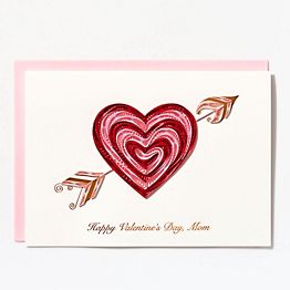 Printable Happy Valentine's Day Mom Card and Stickers