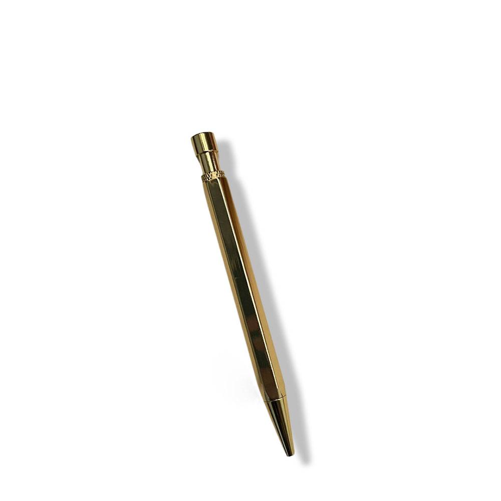 Retractable Gold Brass Pen