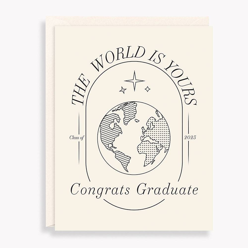 The World Is Yours Graduation Card