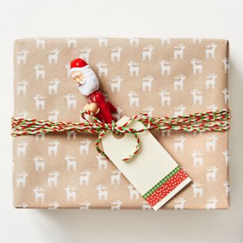 kraft christmas wrapping paper