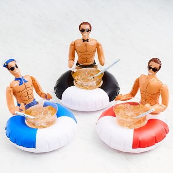 Inflatable Hunk Drink Floats | Paper Source
