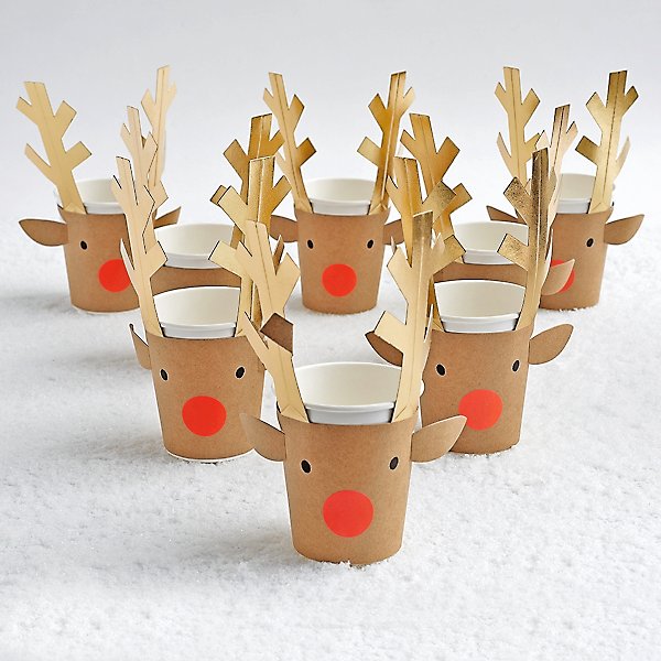 Cute Reindeer Cup Craft