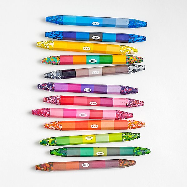  NUOBESTY 15pcs Pull crayons kids birthday gift color