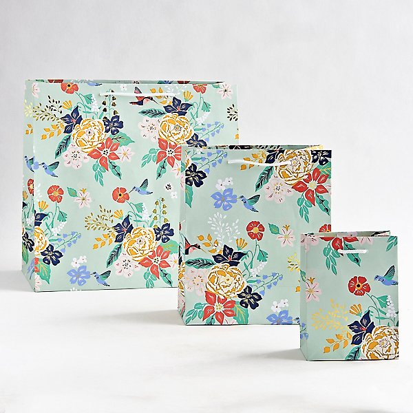 Birds and Blossoms Gift Bags | Paper Source