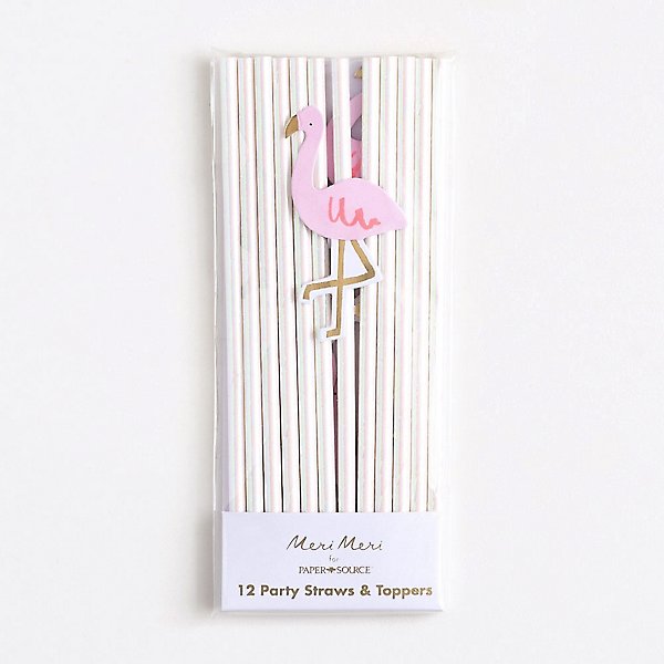 Flamingo Party Straws (Set of 25)