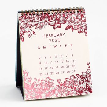 2020 Foil Easel Calendar Paper Source