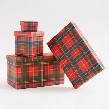 tartan wrapping paper