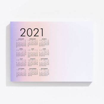 21 Mouse Pad Calendar Paper Source