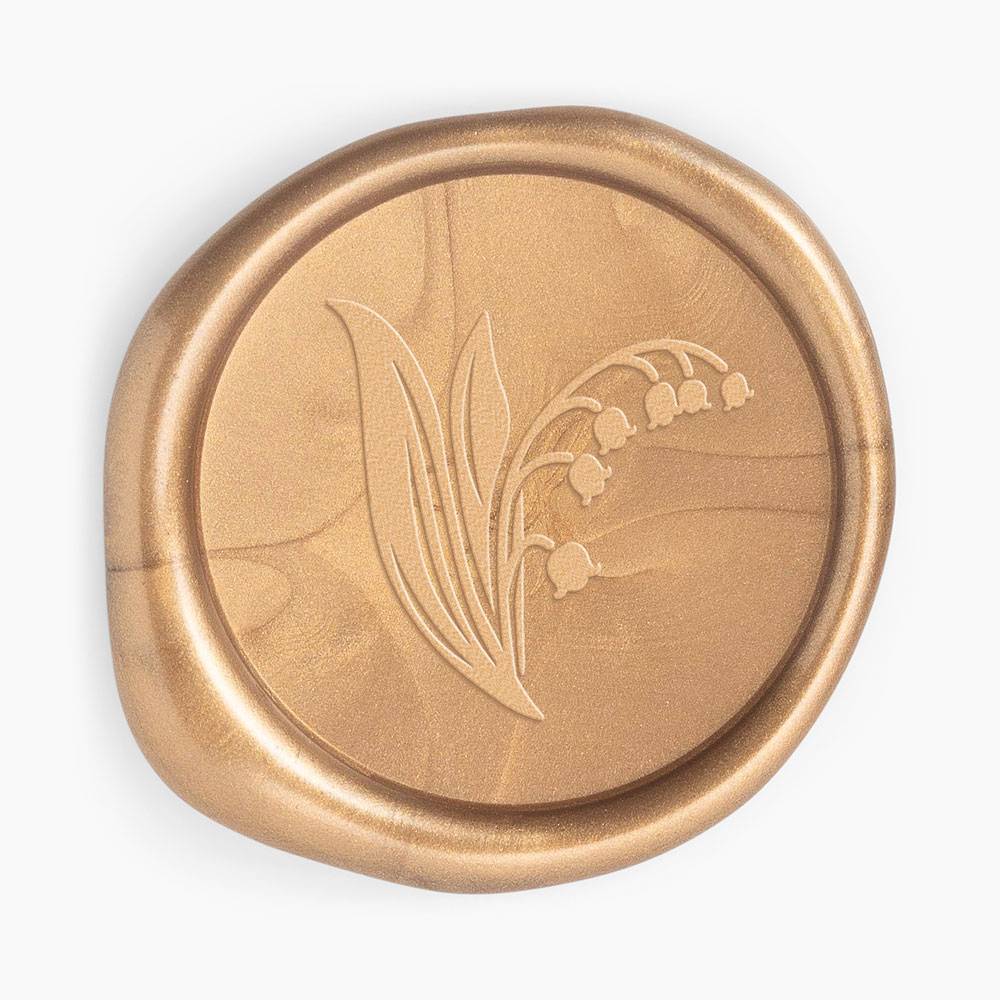 Gold Lily Of The Valley Wax Seal Paper Source