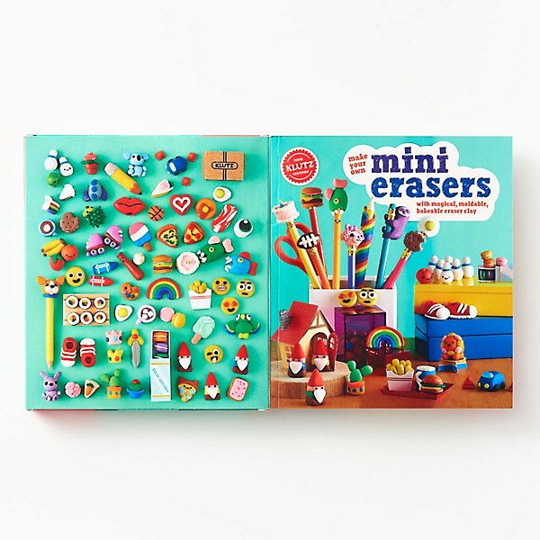 create your own food erasers-diy clay