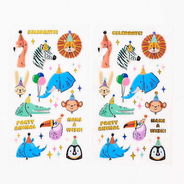 Party Animal Stickers | Paper Source