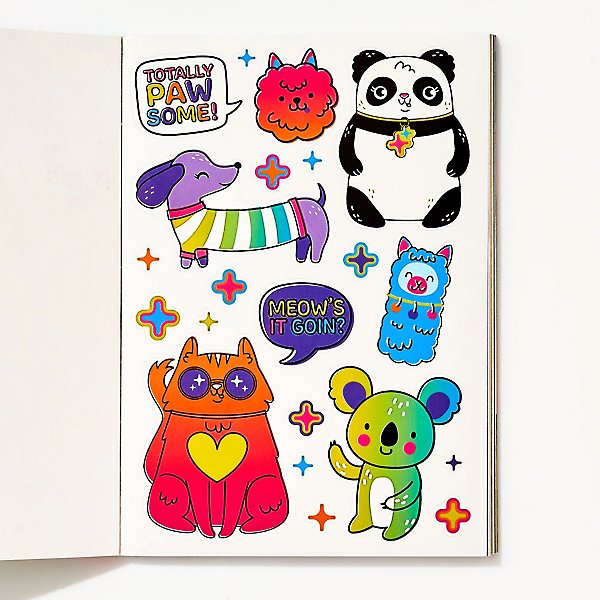 Create Your Own Animal Sticker Pictures: 12 Scenes and Over 300 Reusable Stickers [Book]