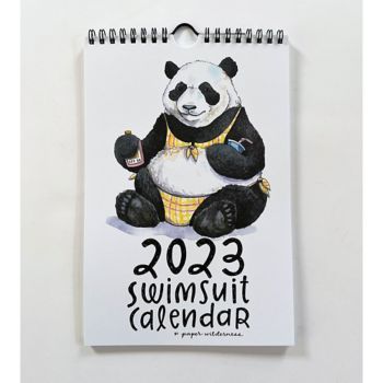 2023 Paper Wilderness Animal Swimsuit Wall Calendar | Paper Source