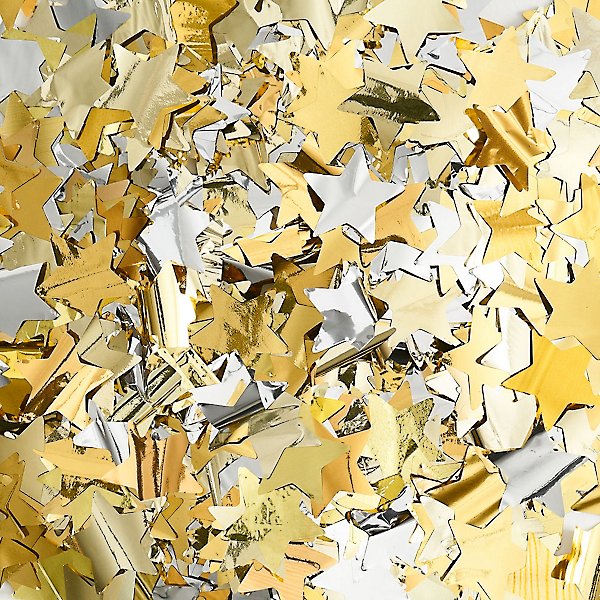 Paper Confetti Gold Silver Met Mix Paper Confetti Gold Silver Met Mix