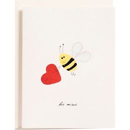 Bee Mine Printable Card, 5x7