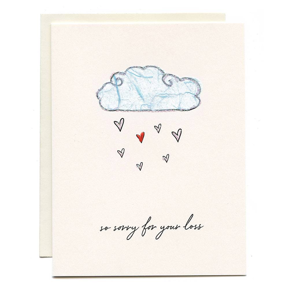 Handcrafted Sorry For Your Loss Sympathy Card Paper Source