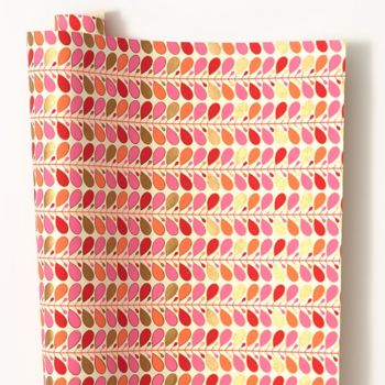 Warm Color Leaves Handmade Paper