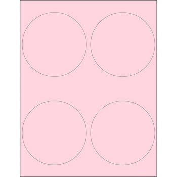 Blossom 4" Round Printable Labels | Paper Source