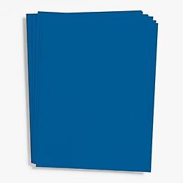 Blue Cardstock Paper - 8.5 x 11 inch - 65 lb. - 50 Sheets 100% Recycled Cover from Cardstock Warehouse