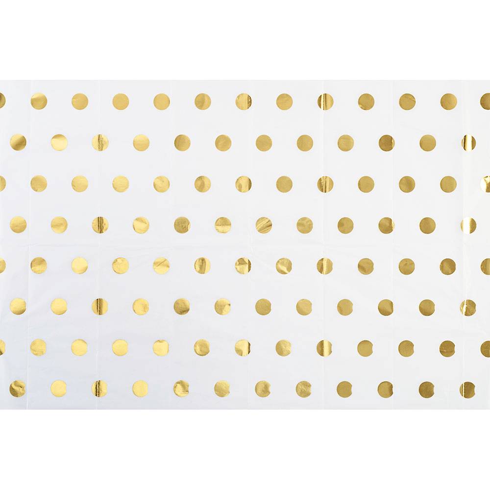 Gold Dots Print Tissue Paper Multi Listing 500x750mm 