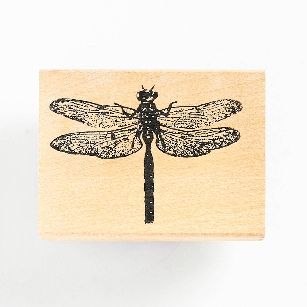 GLOBLELAND Happy Birthday Dragonfly Clear Stamps Transparent Silicone Stamp for Card Making Decoration and DIY Scrapbooking 