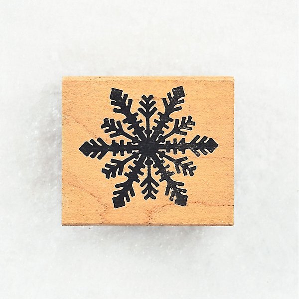SNOWFLAKE RUBBER STAMP - 'BELIEVE' CHRISTMAS COLLECTION – Heirloom