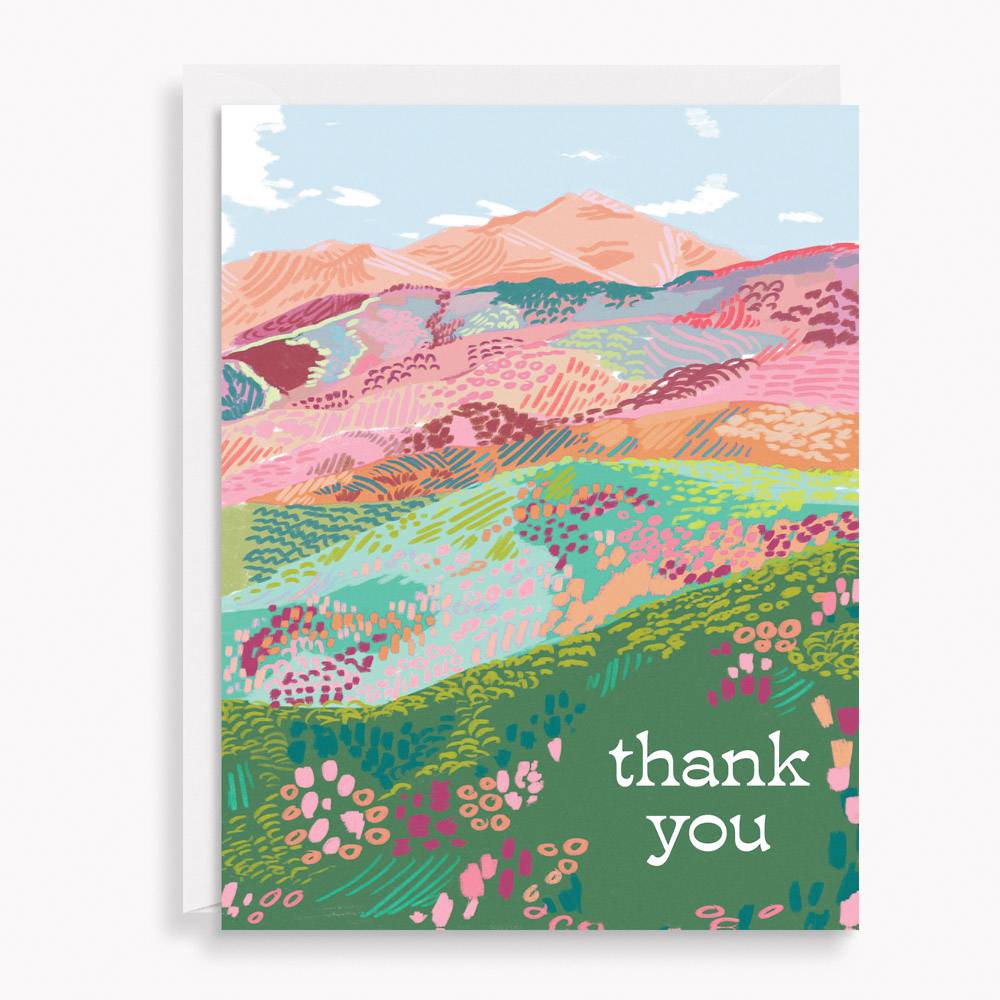 Vibrant Landscapes Thank You Card Set