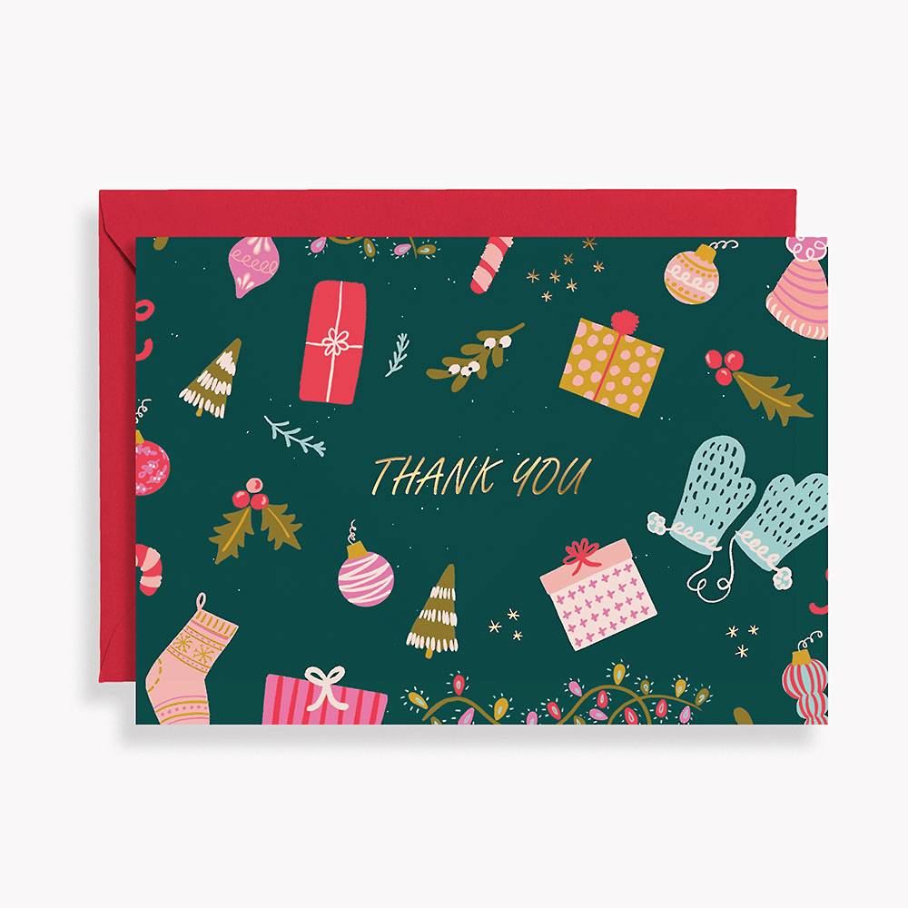 Holiday Delights Thank You Card Set
