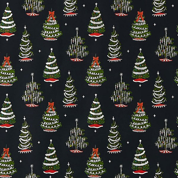 Colorful Christmas Tree Wrapping Paper