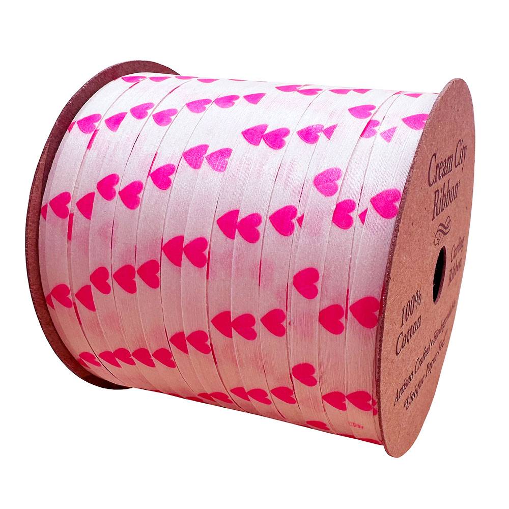 Pink on Pink Heart Ribbon