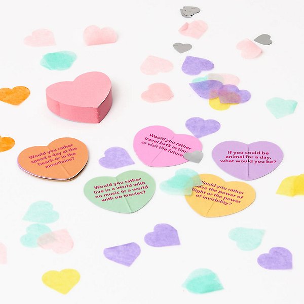 Heart Shaped Wedding Sticky Notes - Stationery - 12 Pieces