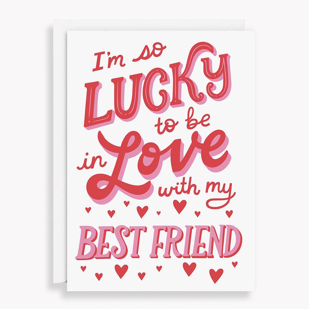 Lucky In Love Valentine's Day Card