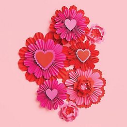Paper Source Flamingo Straw Valentine Card Kit