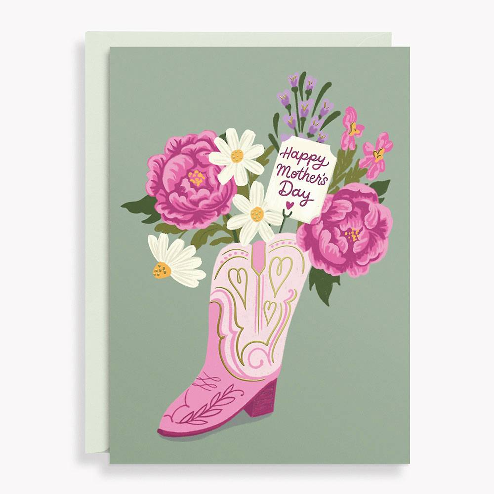 Fill Your Boots Mother's Day Card