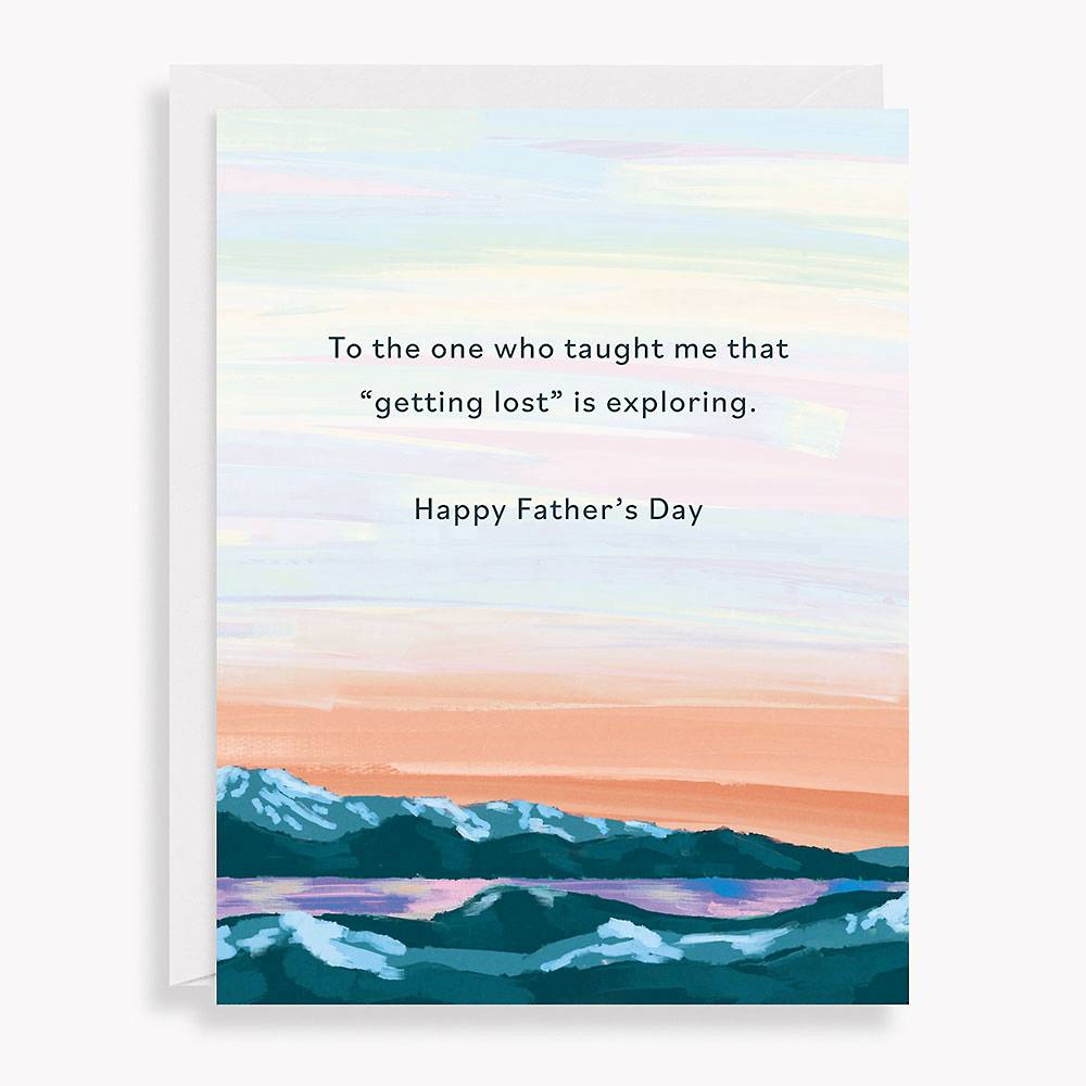 Getting Lost Father's Day Card